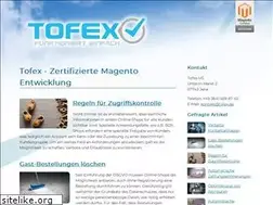 Sites similar to tofex.de