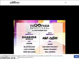 Sites similar to togetherfestival.net