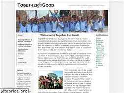 Sites similar to togetherforgood.org