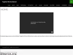 Sites similar to togetherwearedetroit.com