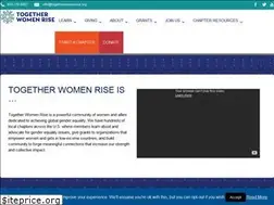 Sites similar to togetherwomenrise.org