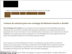 Sites similar to toitsmetalliques.ca