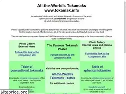 Sites similar to tokamak.info