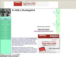 Sites similar to tokillamocking.tripod.com