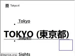 Sites similar to tokyo.nl