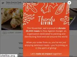 Sites similar to tokyoexpressfoodfl.com