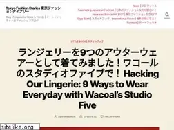 Sites similar to tokyofashiondiaries.com