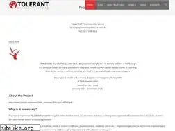 Sites similar to tolerantproject.eu