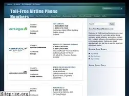 Sites similar to tollfreeairlinenumbers.com