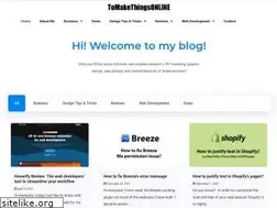Sites similar to tomakethingsonline.com