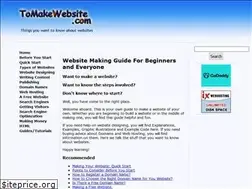 Sites similar to tomakewebsite.com