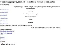 Sites similar to tomaszbilak.pl