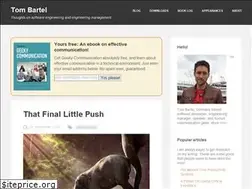 Sites similar to tombartel.me