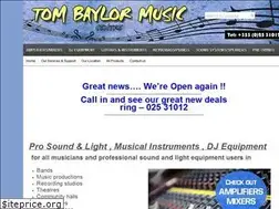 Sites similar to tombaylormusic.com