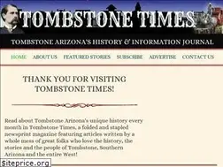 Sites similar to tombstonetimes.com