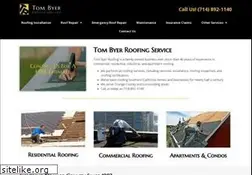 Sites similar to tombyerroofing.com