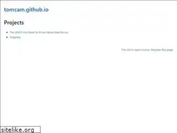 Sites similar to tomcam.github.io