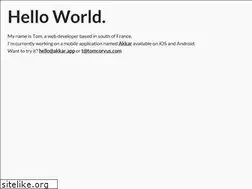 Sites similar to tomcorvus.com