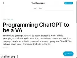 Sites similar to tomdavenport.co.uk