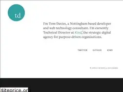 Sites similar to tomdavies.net