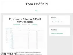 Sites similar to tomdudfield.com
