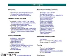 Sites similar to tomfangrow.com