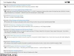 Sites similar to tomhayden3.com
