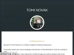 Sites similar to tominovak.com