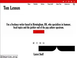 Sites similar to tomlennon.com