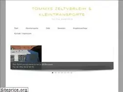 Sites similar to tommys-zeltverleih.de