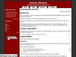 Sites similar to tommystanton.com