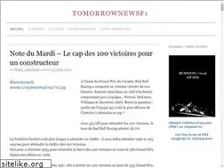Sites similar to tomorrownewsf1.com