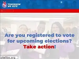 Sites similar to tomorrowwevote.org