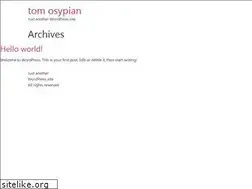 Sites similar to tomosypian.com