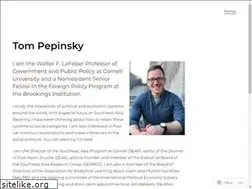 Sites similar to tompepinsky.com