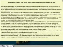 Sites similar to tompkinsfuneralhome.ca