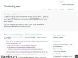 Sites similar to tomresing.com