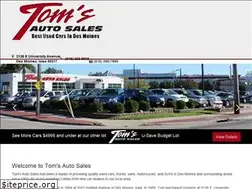 Sites similar to tomsautosales.com