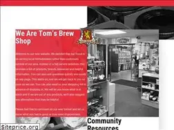 Sites similar to tomsbrewshop.com