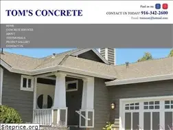 Sites similar to tomsconcrete.com
