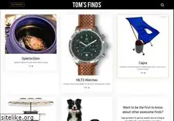 Sites similar to tomsfinds.com