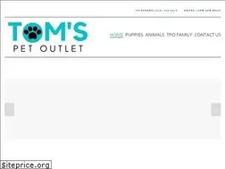 Sites similar to tomspetoutlet.com