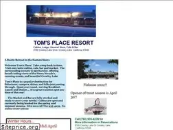 Sites similar to tomsplaceresort.com