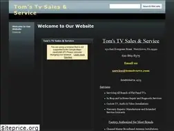Sites similar to tomstvsrvc.com