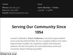 Sites similar to tomsuniforms.com