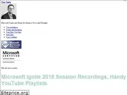Sites similar to tomtalks.uk