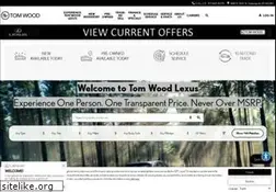Sites similar to tomwoodlexus.com