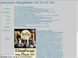 Sites similar to ton-in-ton-klangreisen.de