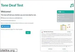 Sites similar to tonedeaftest.com
