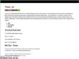 Sites similar to tonejs.github.io